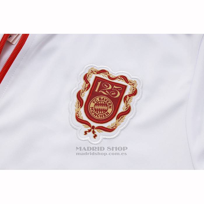 Chandal de Chaqueta del Bayern Munich 125 Aniversario Nino 2025-2026 Blanco